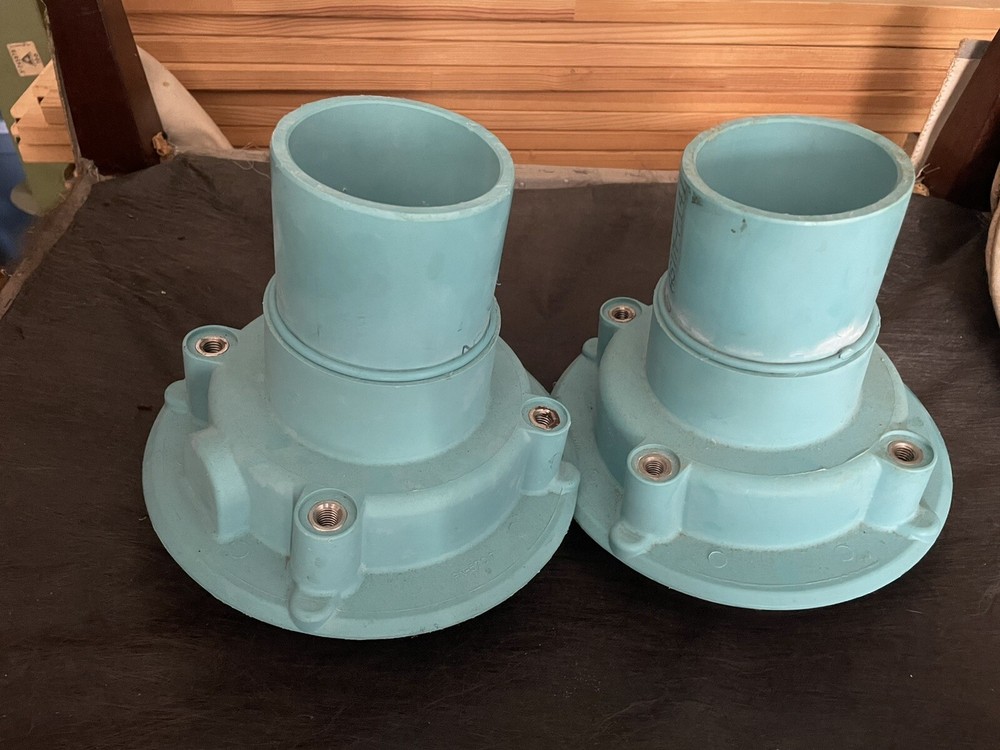 Two Zurn Floor drains