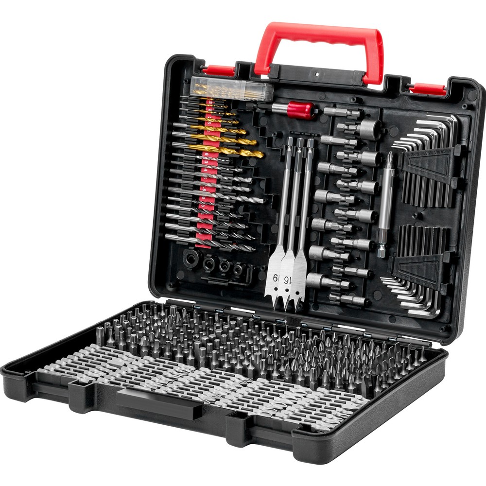 Drill Bit Set 318PCS Screwdriver Bit Set with Carrying Case Multi-purpose