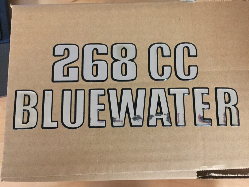 Key West Boats Domed 268CC Bluewater Decal (Single)