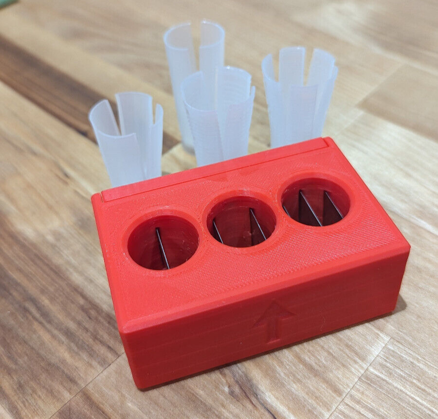 20 Gauge Wad Splitter, Slitter, Slicer, 2-4-6 Blade Cut Option, Extra Blades