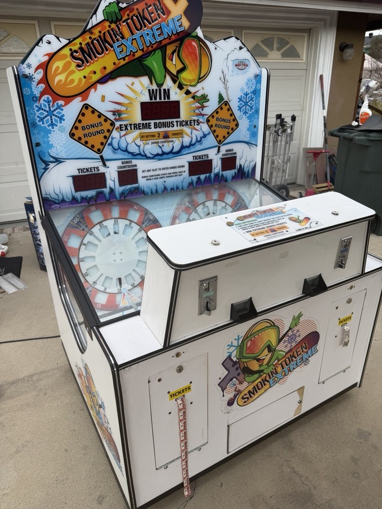 Smokin Token Bay Tek Arcade Ticket Redemption Machine