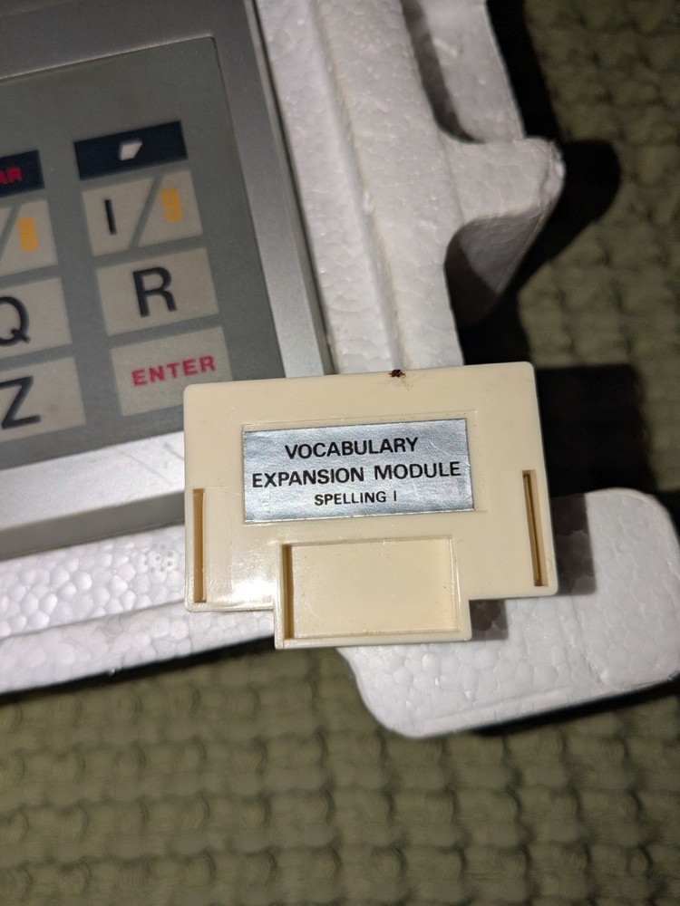 Sears Talkatron Learning Computer Talking Math Spelling Tiger 1985 W/ Expansion