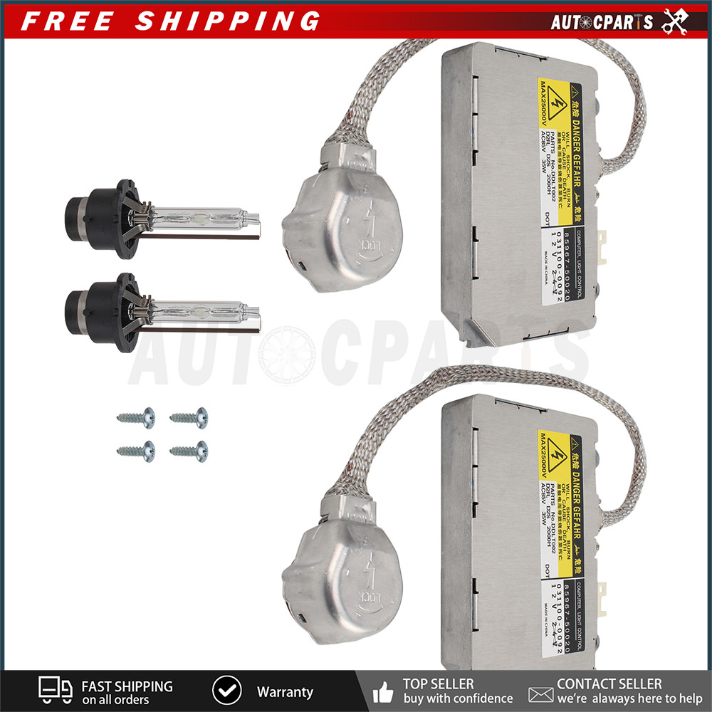 2x For Lexus Xenon Ballast D2S HID Bulb Control Unit Computer Module Igniter