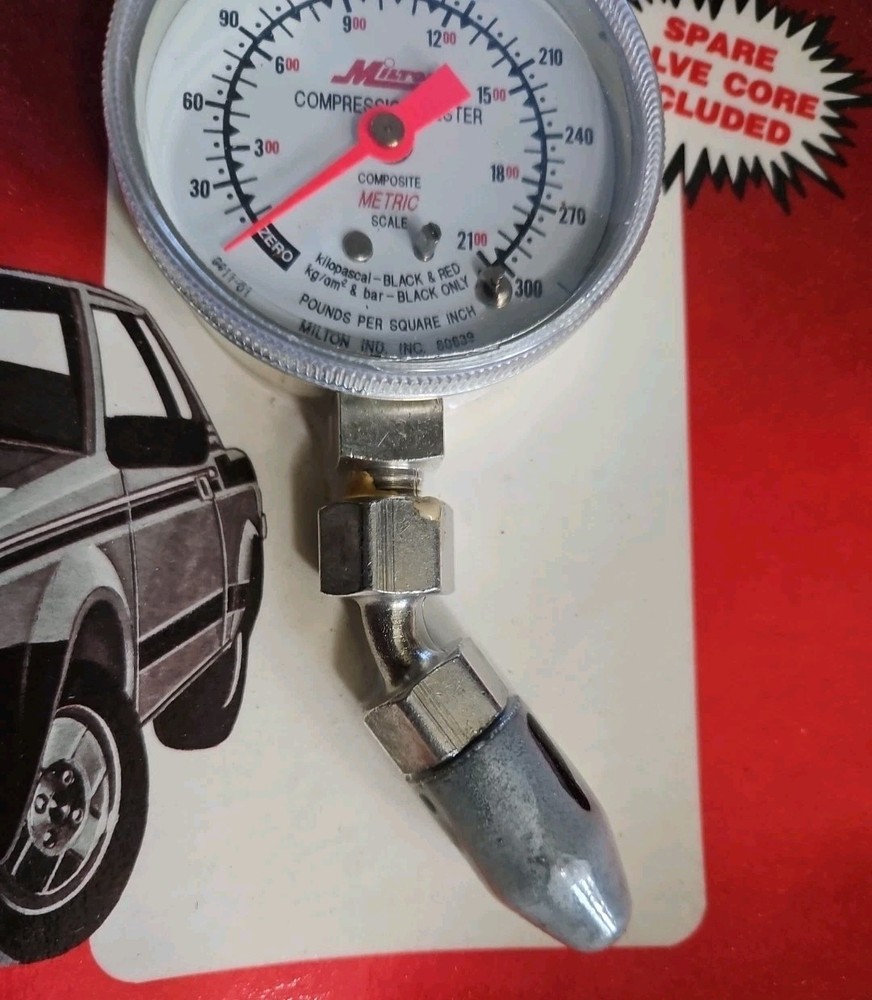 New MILTON s1253 HAND HELD ENGINE COMPRESSION TESTER New In Package!!