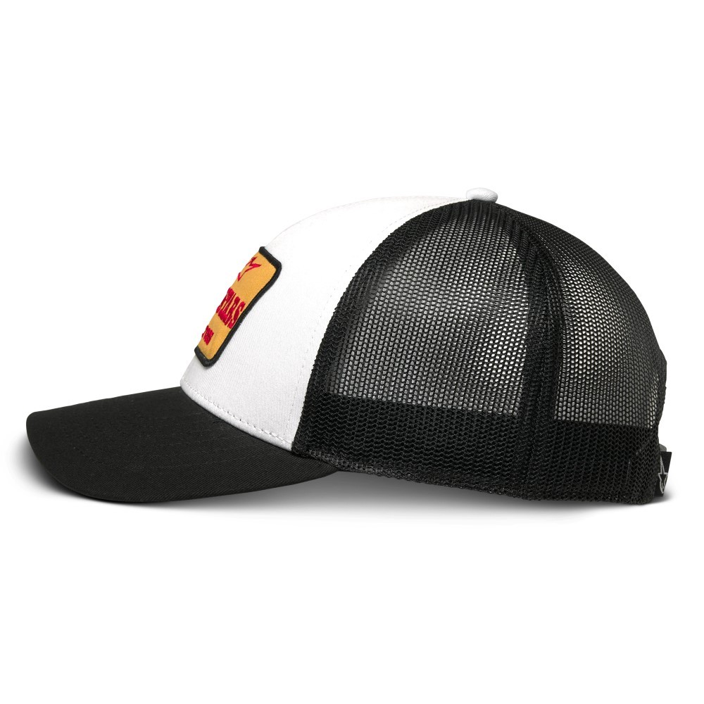 Alpinestars Hardware Trucker Cap Baseball Hat White Black