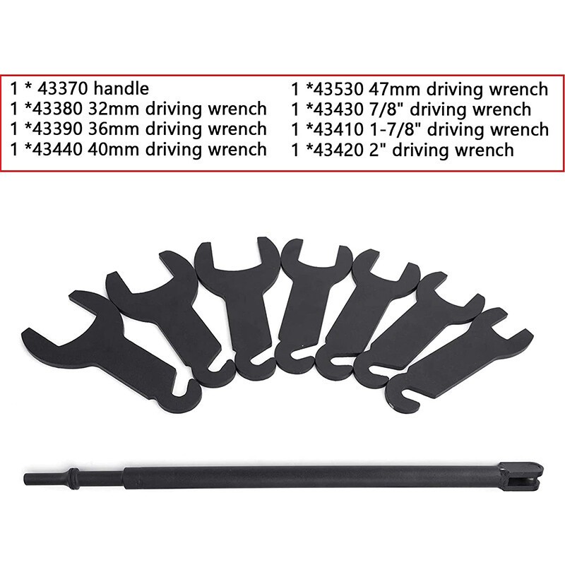 For Ford/GM/Chrysler/Jeep 43300 Pneumatic Fan Clutch Wrench Removal Tool 1 Set