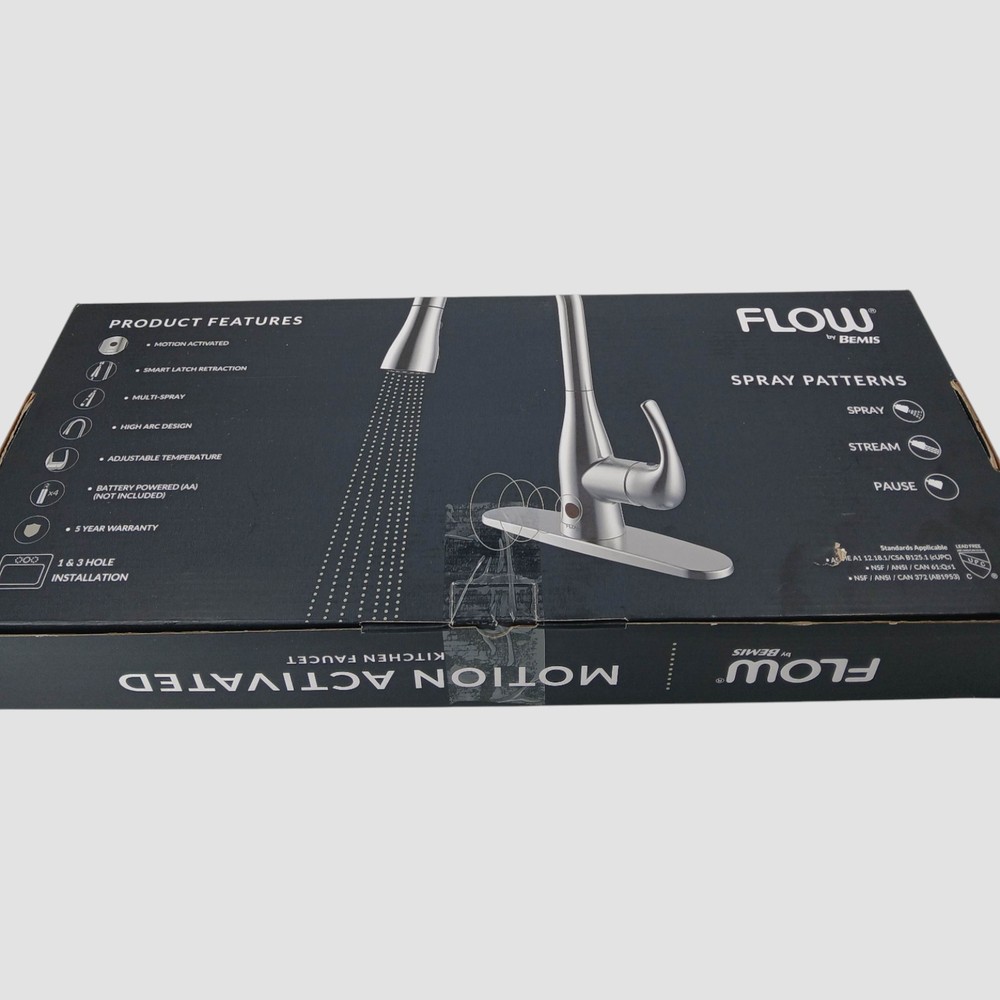 Flow Motion Activated Kitchen Faucet by Bemis (Untested)
