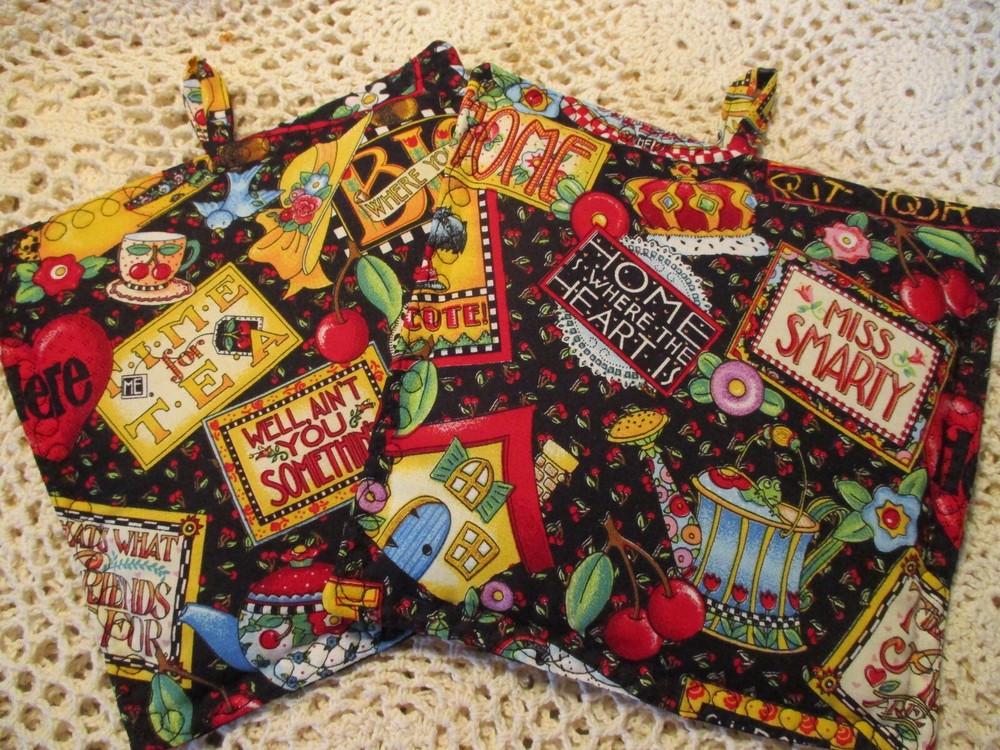 MARY ENGELBREIT HANDMADE POTHOLDERS