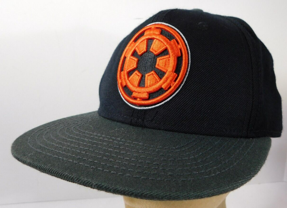 Star Wars Galactic Empire Logo Snapback Hat Cap Orange Black Red