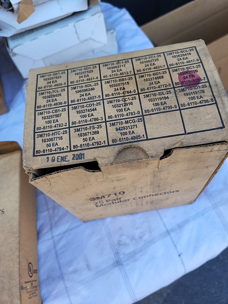 3M 710 Splicing Modules 25 Pair Gel-Filled 3M710-BC1-25