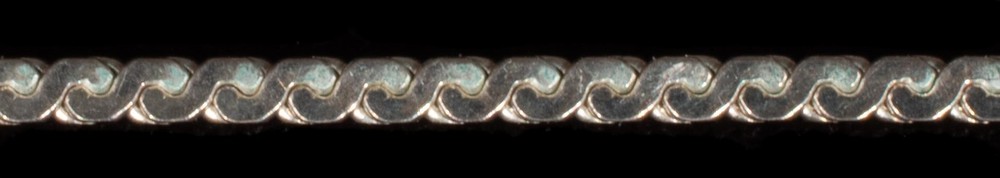Sterling Silver Bracelet “S” Links Design NEW