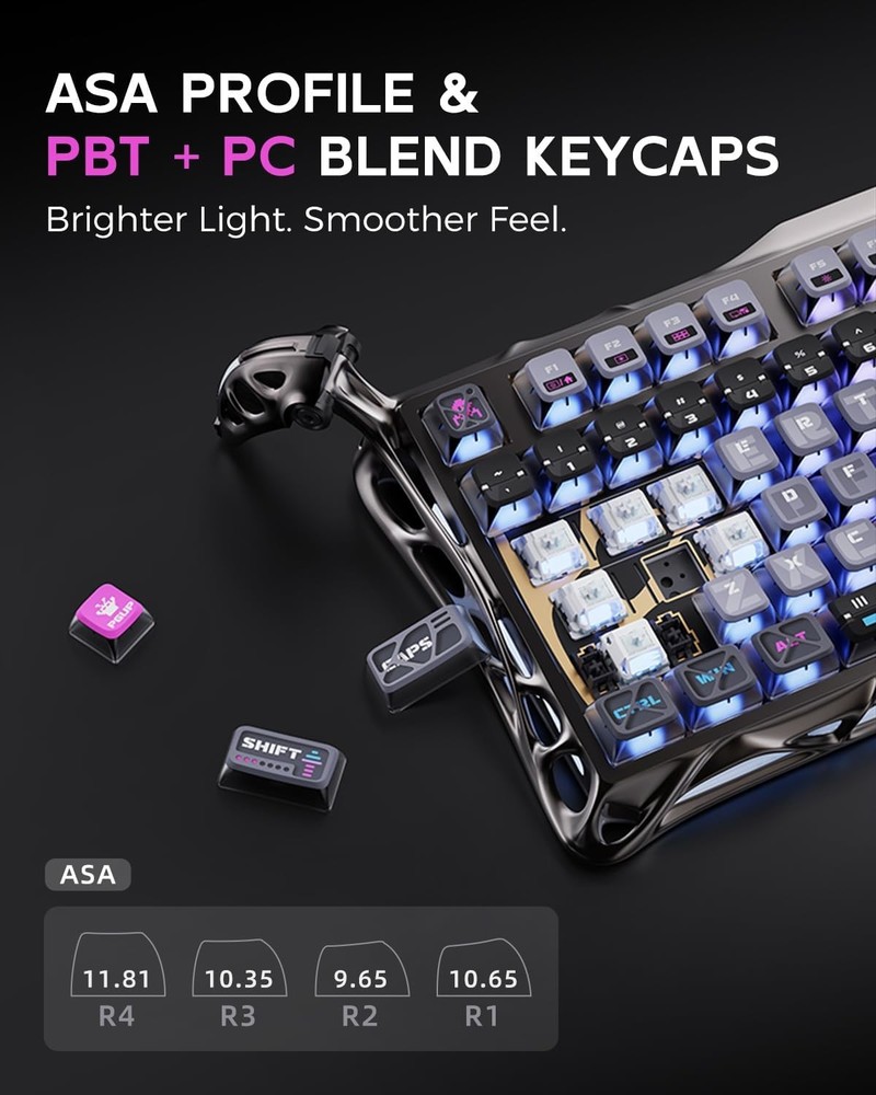 Mercury K1 Pro 75% Wireless Mechanical Keyboard