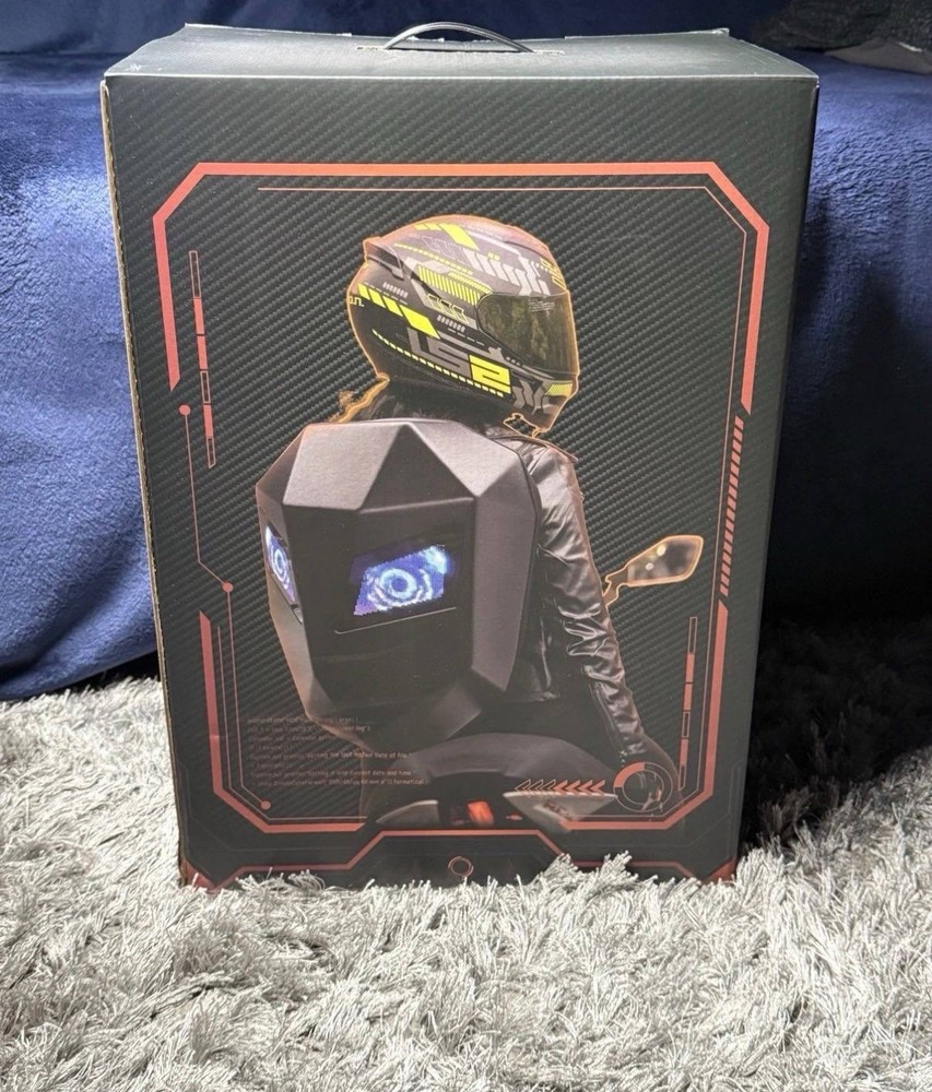 Motorcycle Backpack,with LED eyes,app Control