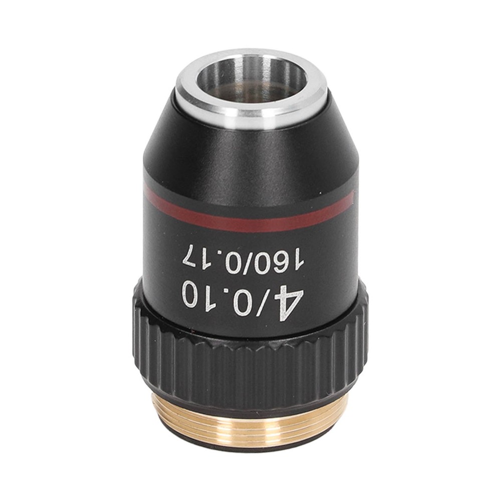 Achromatic Microscope Objective 4X High Magnification Lens 20.2mm Interface