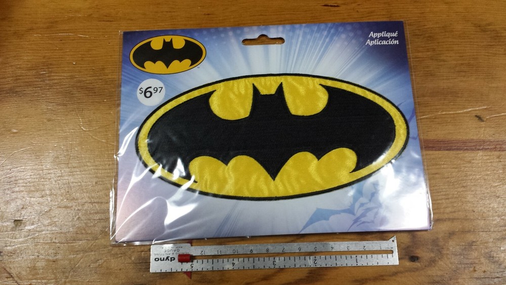7" BATMAN DC COMIC APPLIQUE PATCH FREE SHIPPING