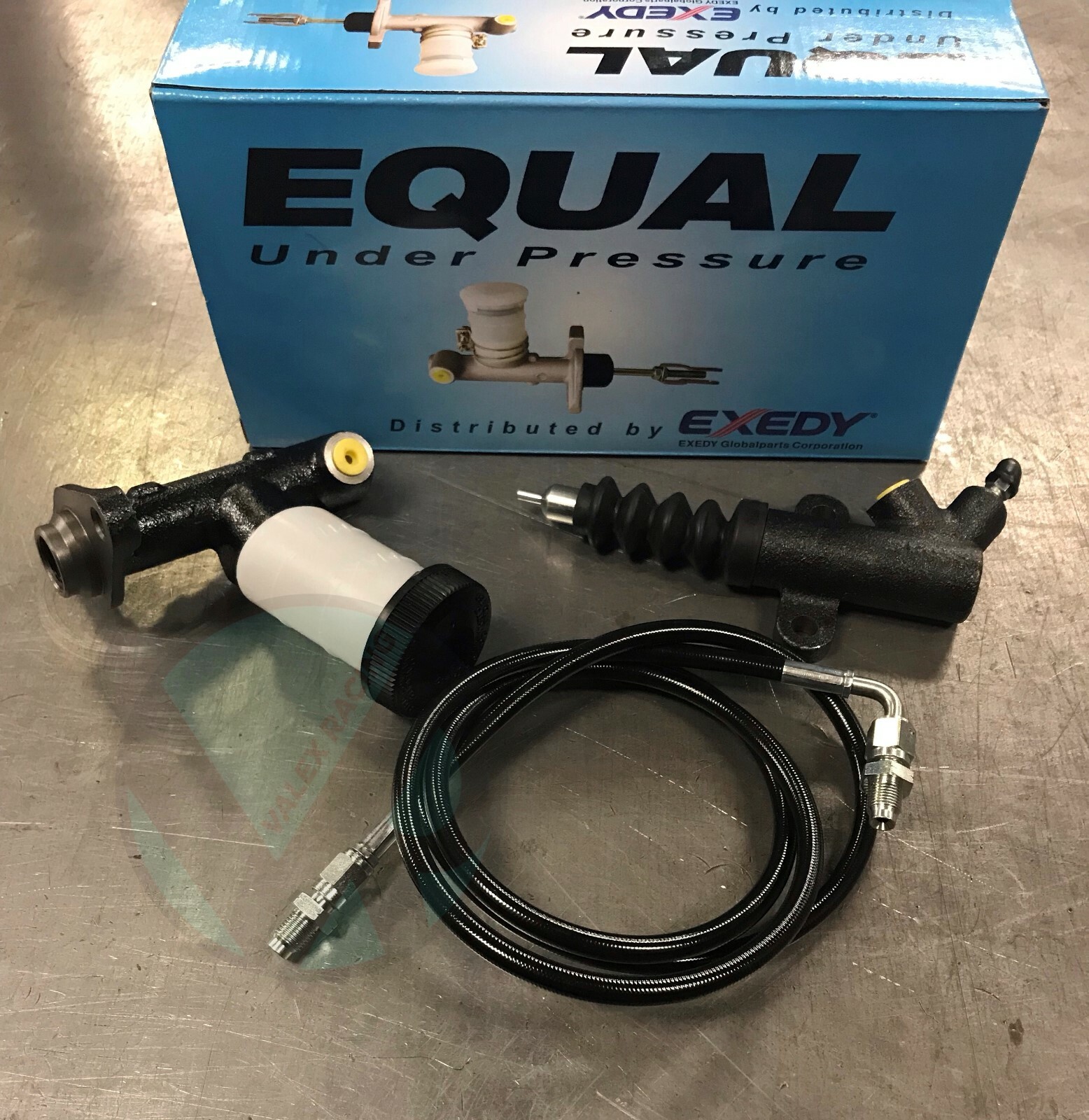 Exedy Master & Slave Cylinder & Stainless Clutch Line Kit For 90-05 Mazda Miata