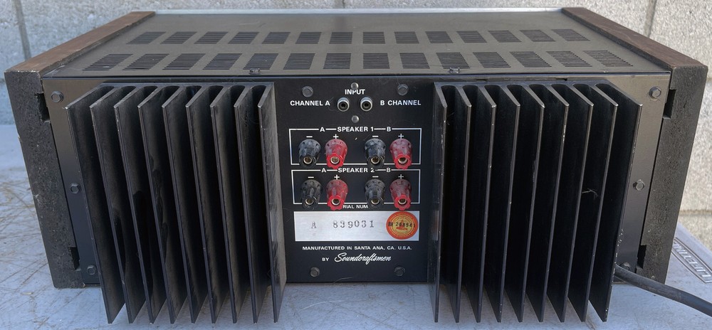 Soundcraftsmen MA5002 Power Amplifier + Signal Processor Preamp/Equalizer SP4002