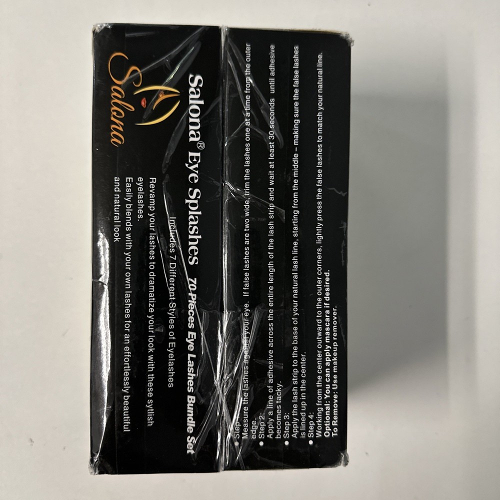 Eye lashes 140 Pairs False Eye Lashes Bundle - 7 Styles (140 Pairs Bundle)NEW