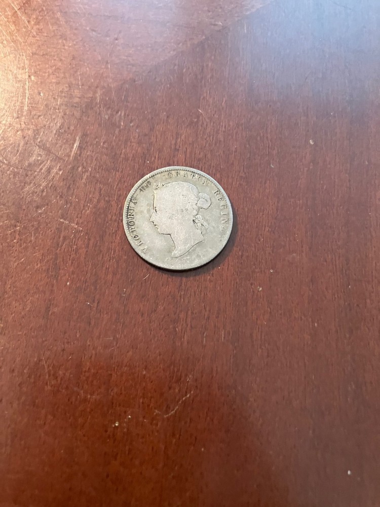 Canada 1874H 92.5% Silver Quarter 25 Cents