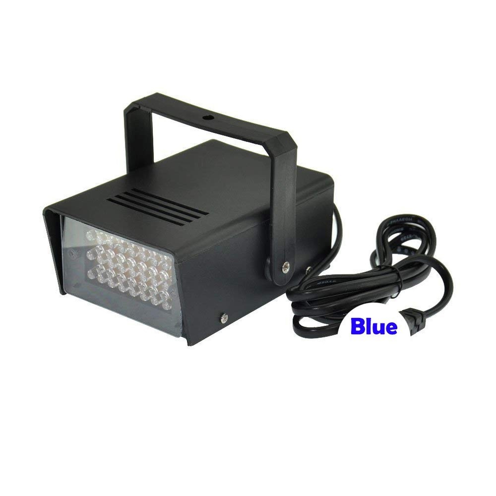 Led Blue Strobe Lights Dance Flash Strobe Lights Adjustable Speed Control Sta...