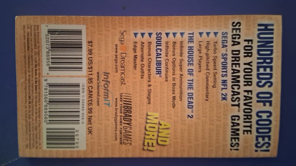 Sega Dreamcast Sscret Code Book