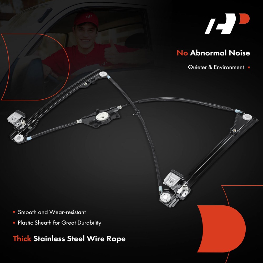 1x Window Regulator Front Driver Left for Volkswagen Beetle 1998-2010 Hatchback