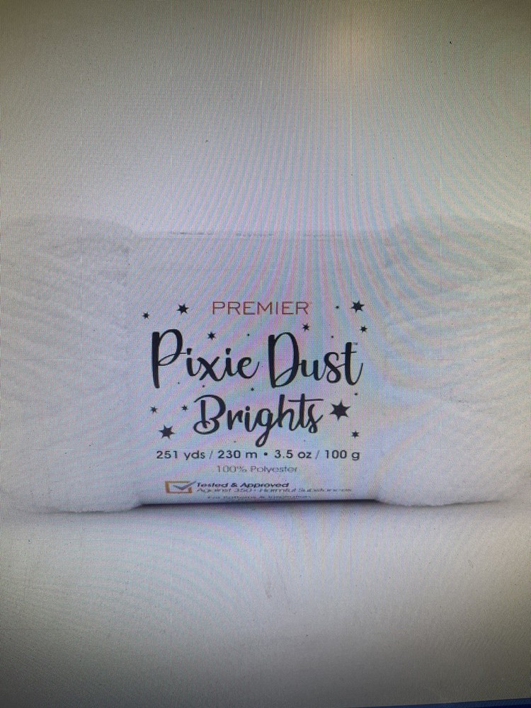 Premier Pixie Dust Brights Yarn -- White -- NIP