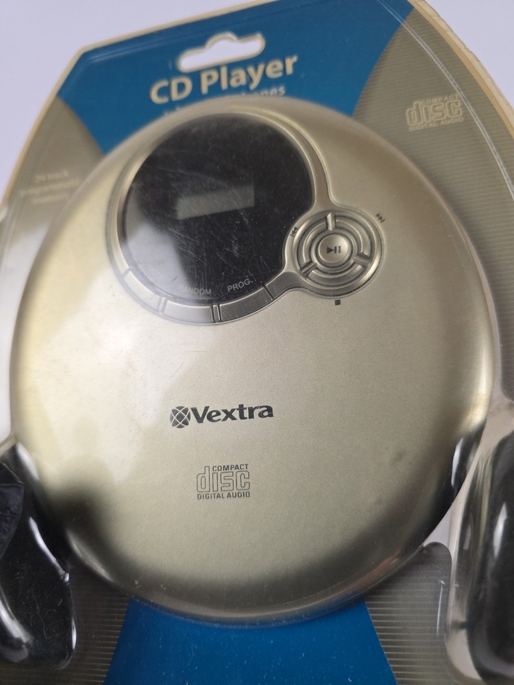 Vintage Vextra CD Player NEW/SEALED Programmable Memory Silver