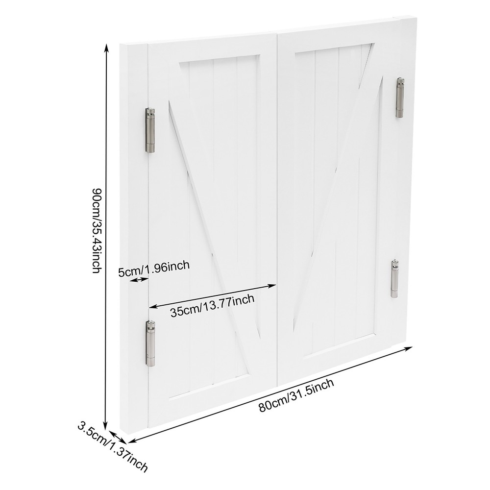 Entrance Partition Doors Partition Doors Solid Wood Double-Door Partition Door