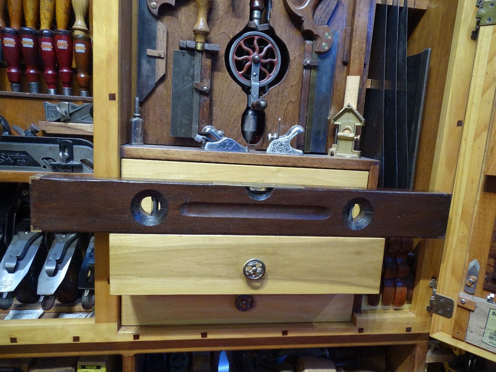 Stanley Rule & Level 26" No. 13 Adjustable Level & Plumb Refurbished Condition.