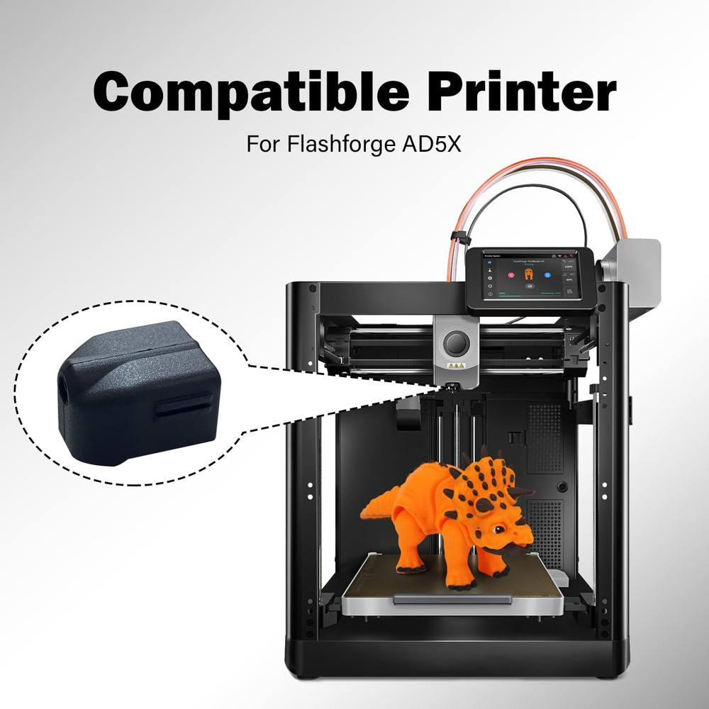 Silicone Sleeve Set for Flashforge AD5X 3D Printer Extruder and Hotend