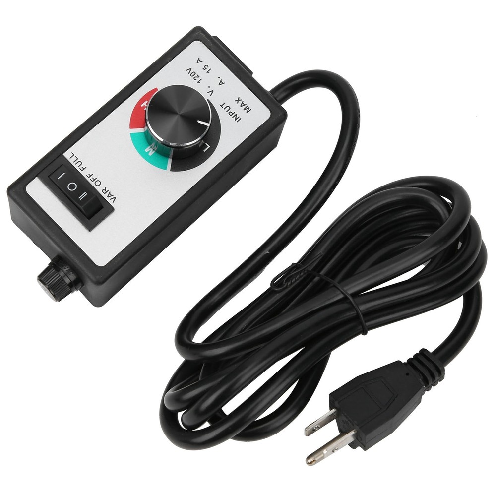 Fan Speed Controller Variable Adjuster Electronic 120V 1500W 15A US Plug 2 New