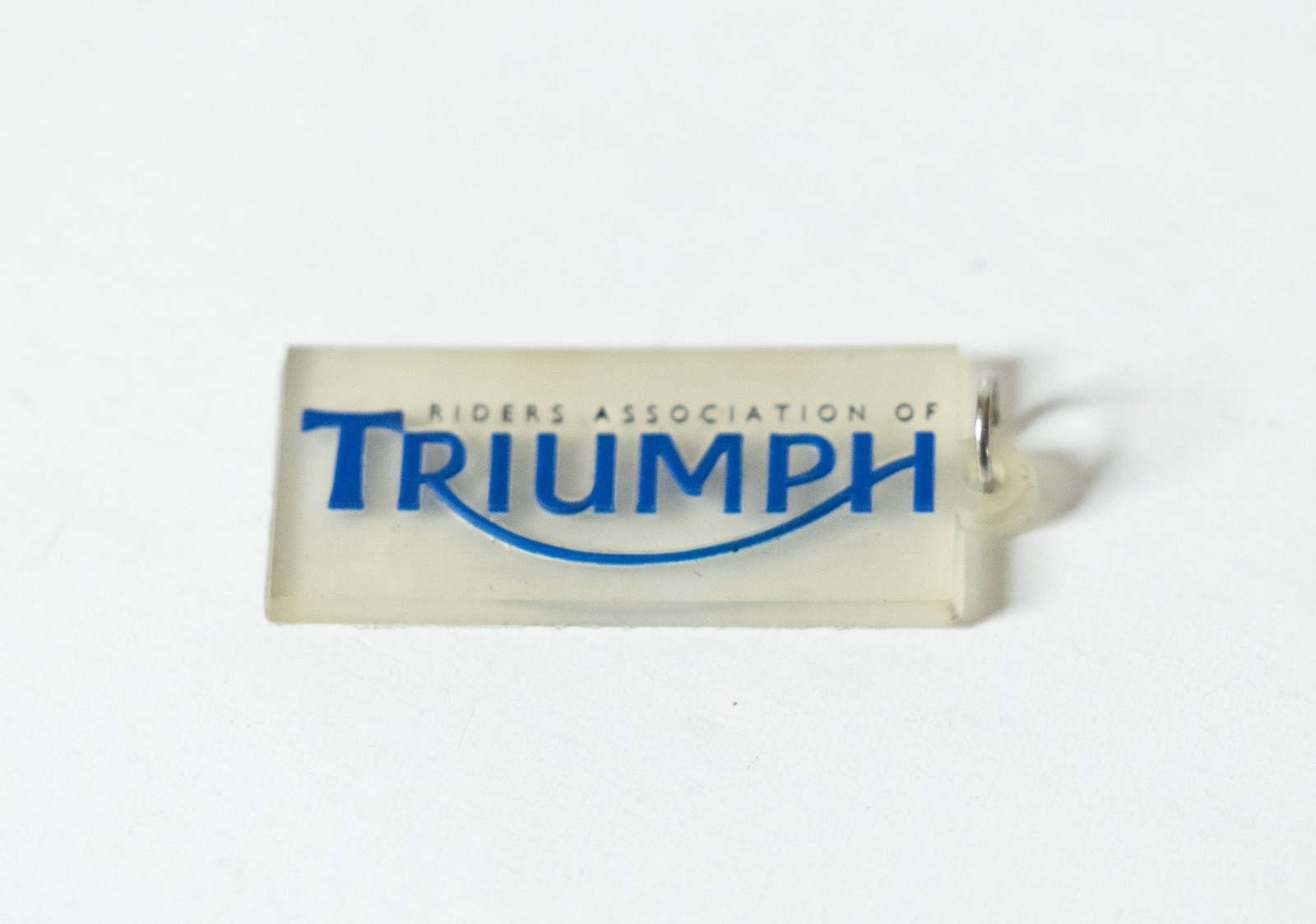 TRIUMPH Vintage "Riders Association of Triumph" OEM Keychain *RARE*