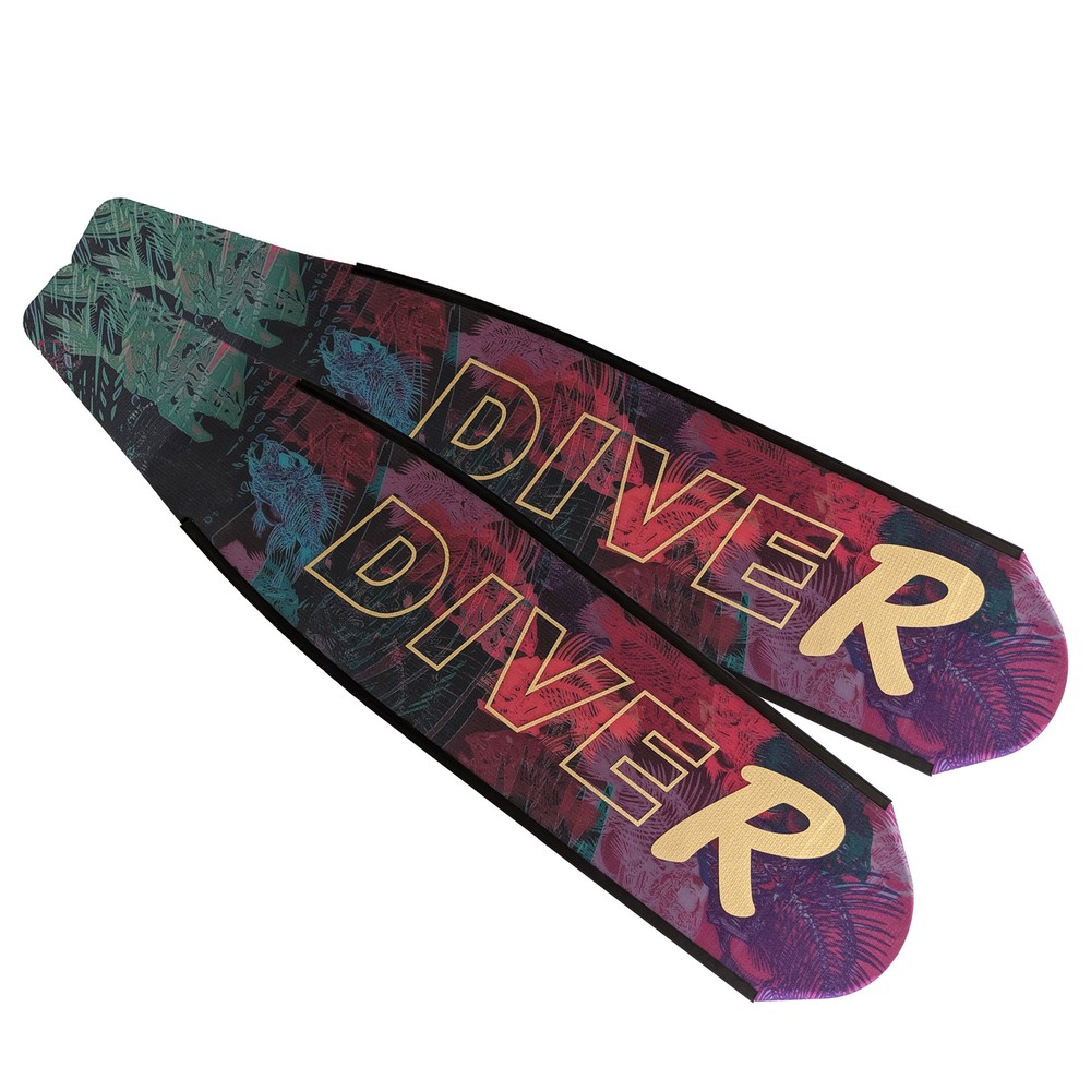 DiveR Bonefish Pink Composite Long Fin Blades