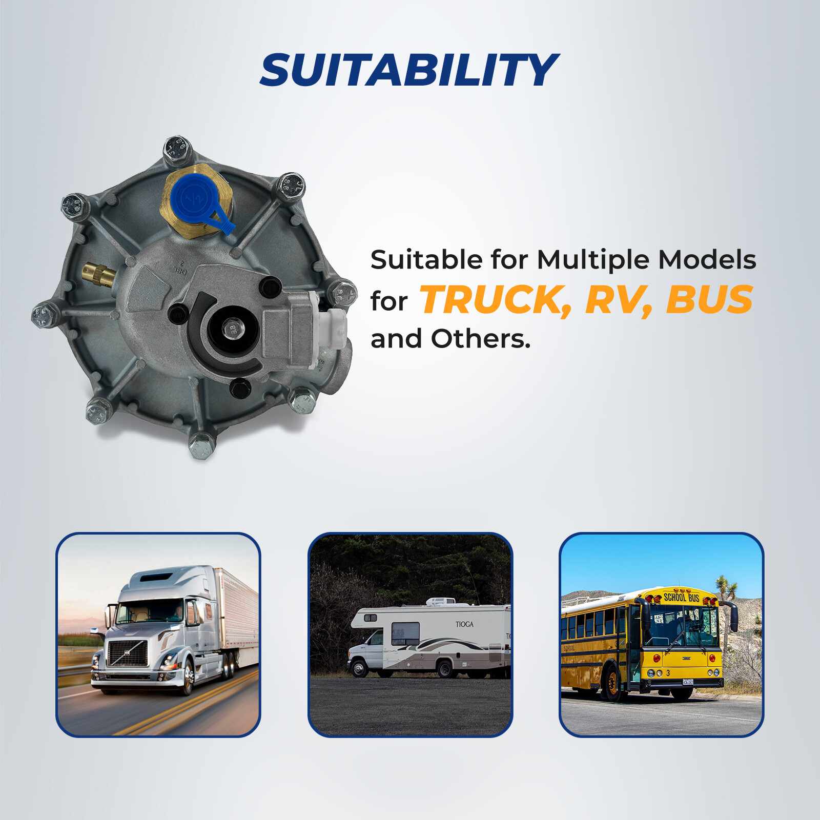 AD-9 Air Dryer 12V Replaces Bendix 065225 109685 Volvo 1091606 20991976 12 VOLT