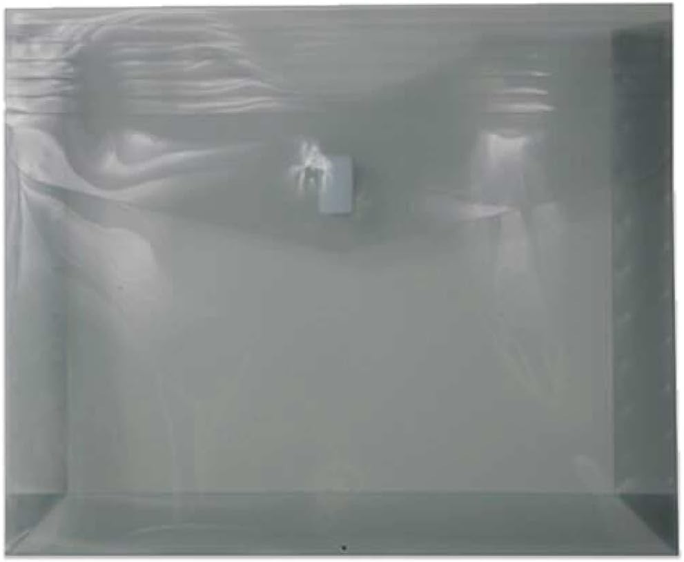 6-Pack Translucent Expansion Envelopes - Hook & Loop Closure for Secure Storage