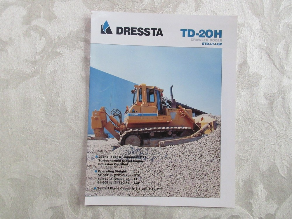 Dressta TD-20H Crawler Dozer Brochure 1999