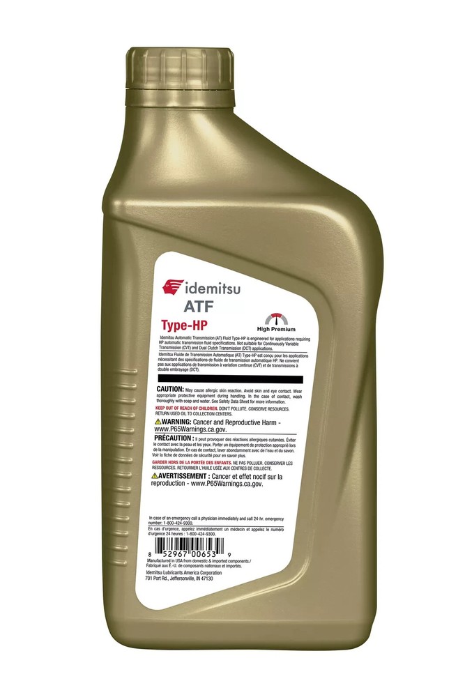 Idemitsu ATF Type HP Automatic Transmission Fluid - 1 Quart for Subaru Vehicles!
