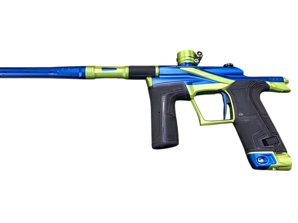 Used Planet Eclipse LV2 Paintball Marker w/ Case - Blue/Green