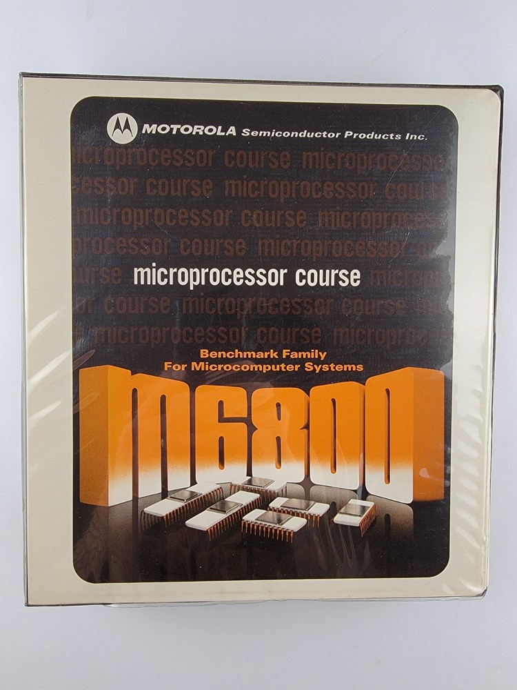 Original Vintage Motorola M6800 Microprocessor Manuals Guides Retro Computing