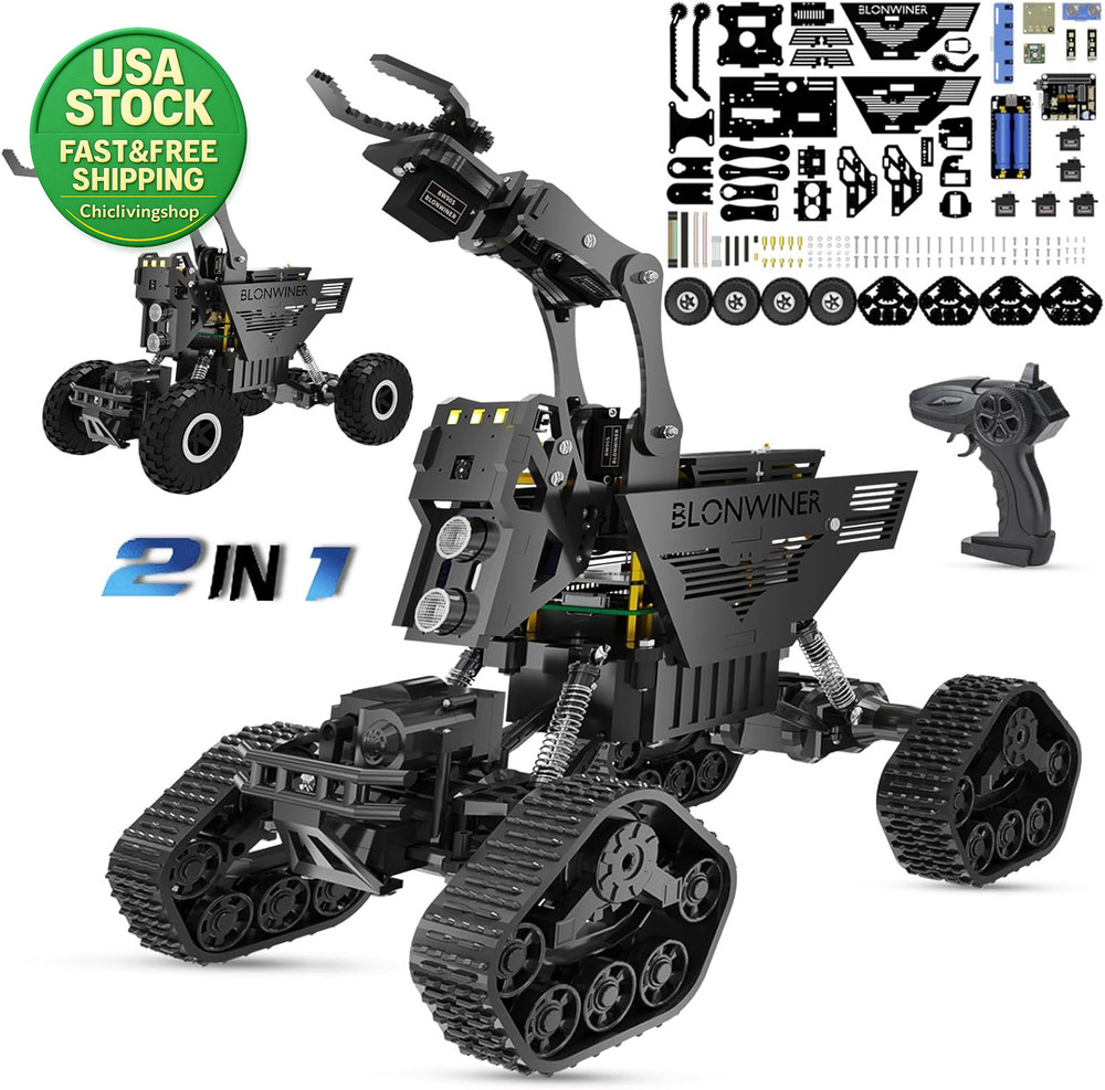 Robot Car Kit for Raspberry Pi Smart Robotics Arm STEM Programming Tank Kit