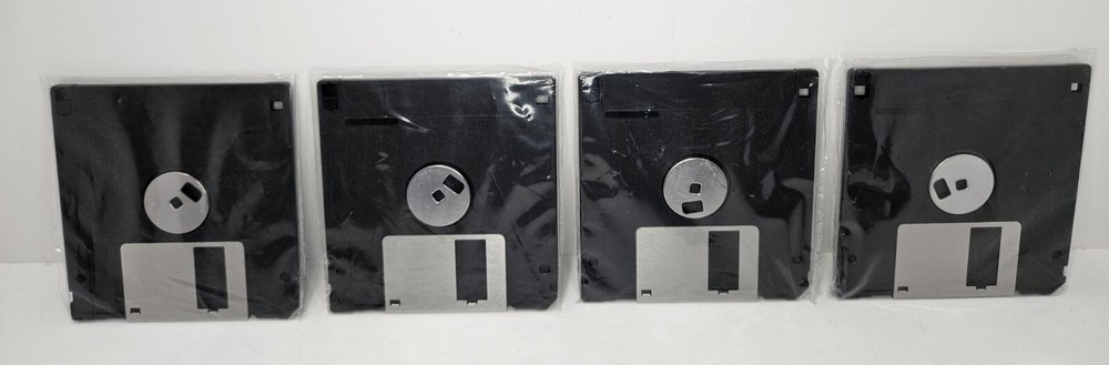 Vintage 3.5 Disk (4) Microsoft Office Illustrated Windows 95 UNTESTED