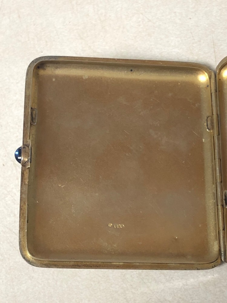Imperial presentation russian silver cigarette case