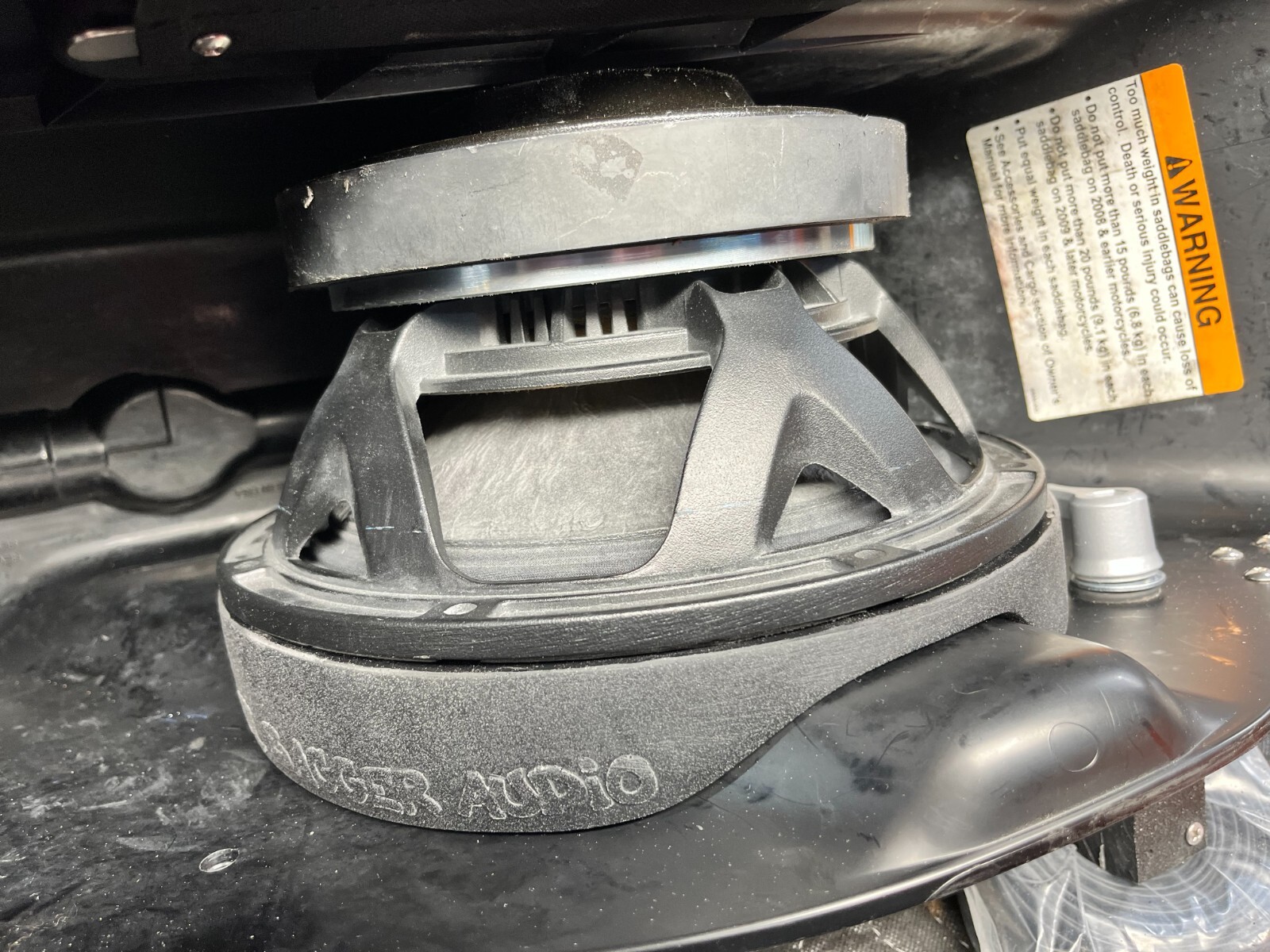 Harley Saddlebag 10" Speaker Rings (Fits 1998-Present)