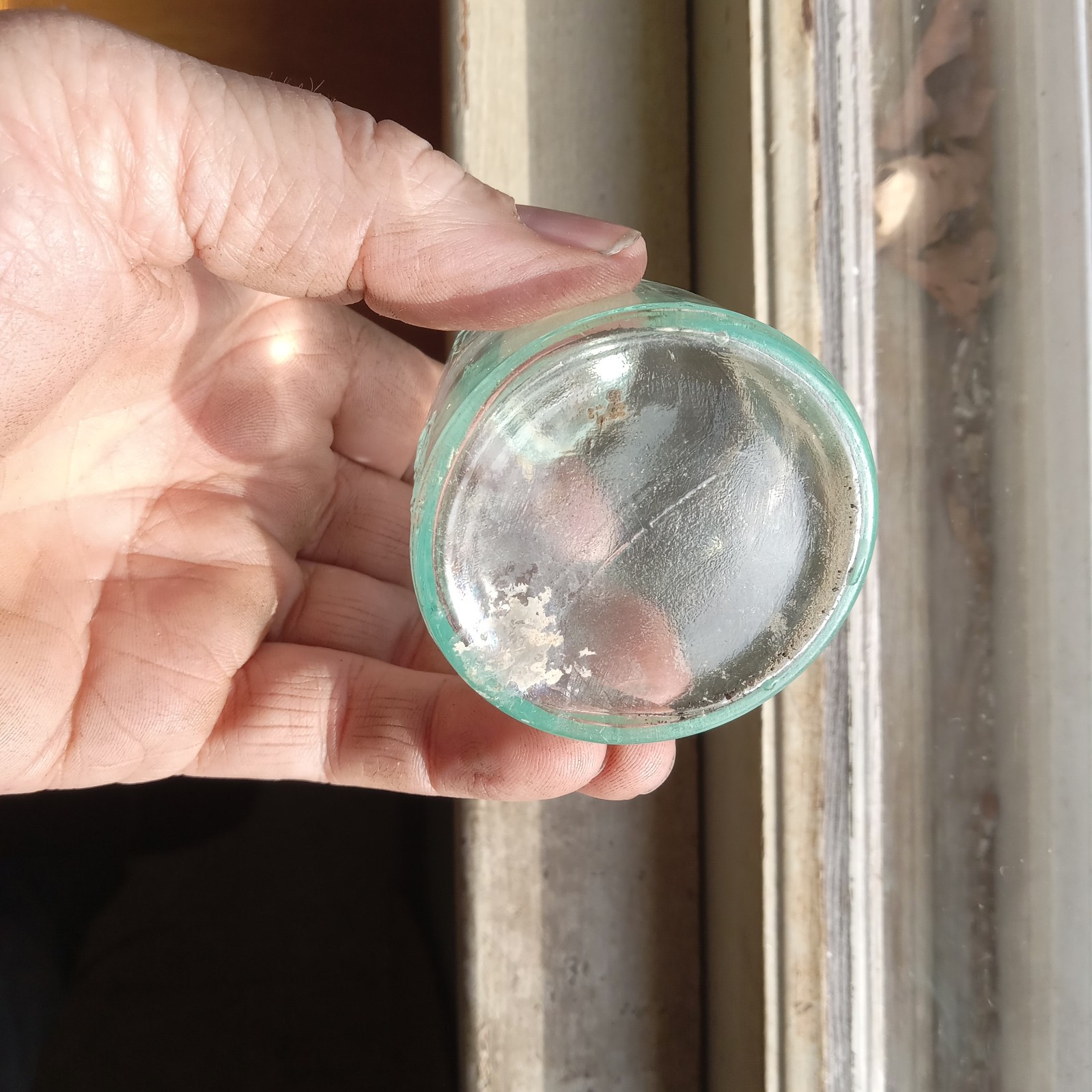 1890s CPCo (CROSS PEN CO PROVIDENCE,RI) CONE INK BOTTLE SHOWN DUG IN VIDEO