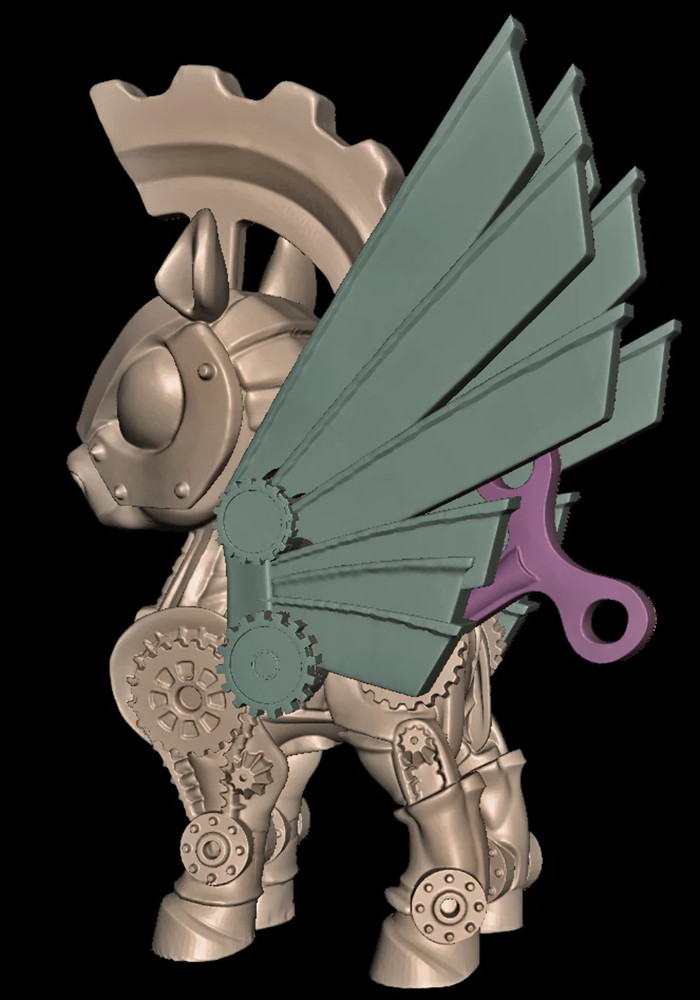 Chibi Clockwork Pegasus