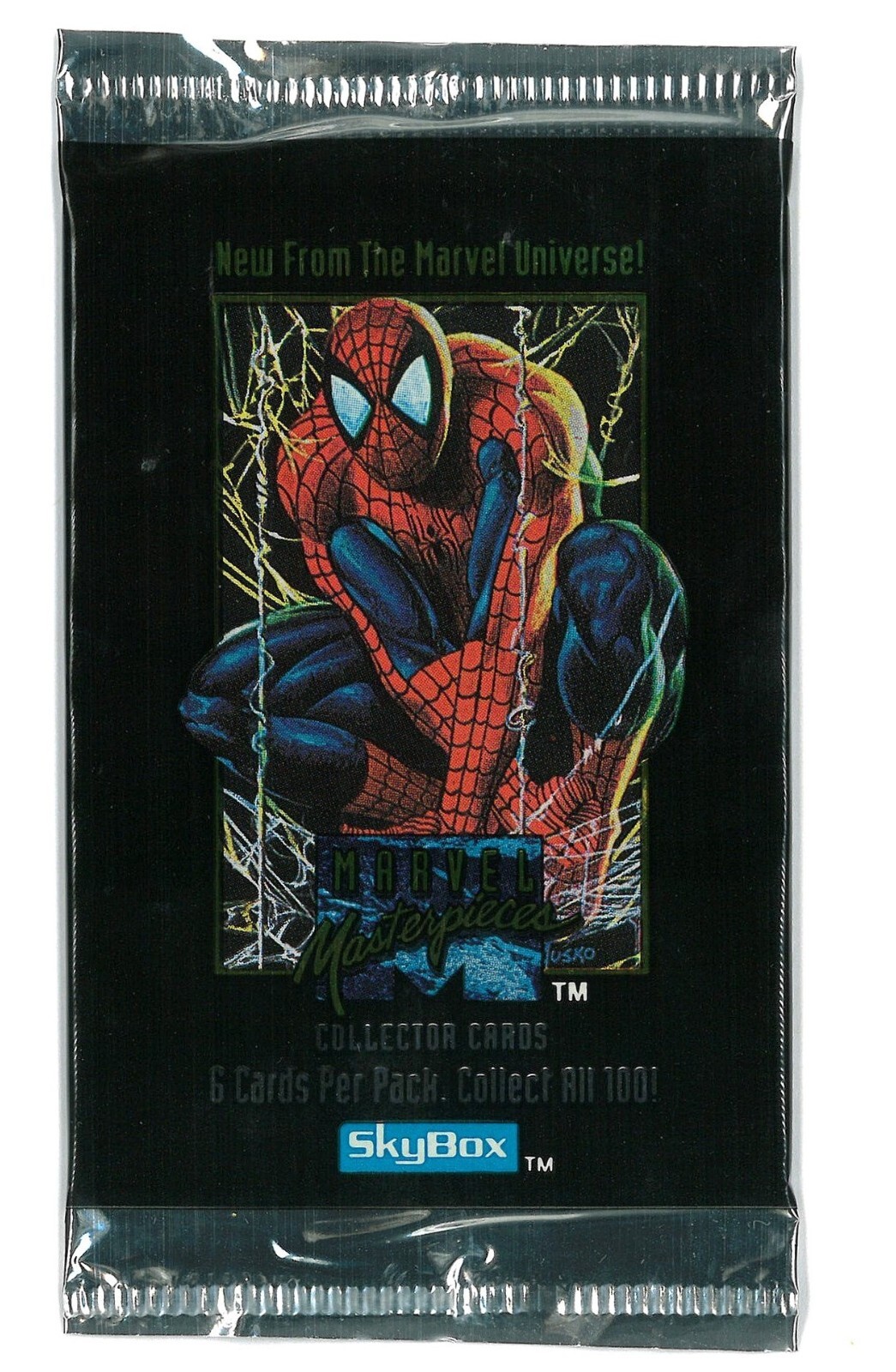 1992 SkyBox Marvel Masterpieces, Unopened Pack