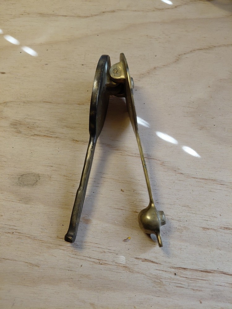 Solid Brass Door Knocker, Tennis/Bandmitton Racket, Windcurrent Collection