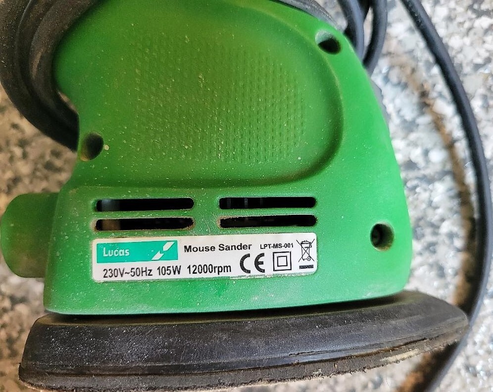 Lucas Mouse Sander, 220v