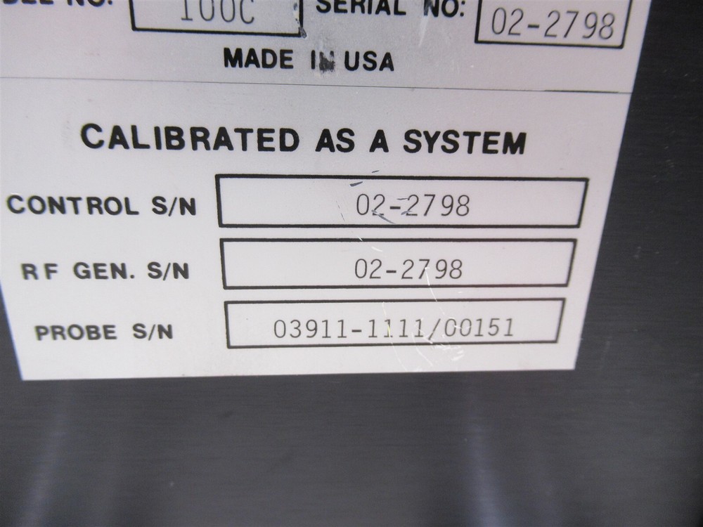 UTI Instruments RF Generator 100C 05107-0020 for Gas Analyzer Spectrometer